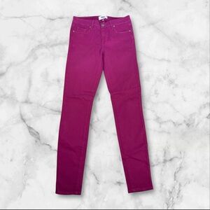 PAIGE Pink Skinny Jeans Vibrant Stretch Denim SZ 28